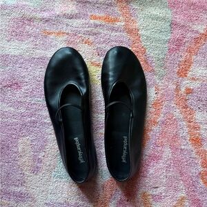 Jeffrey Campbell Black Ballet Flats